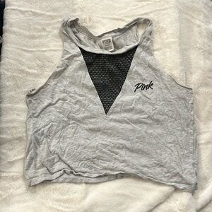 PINK cropped tank top